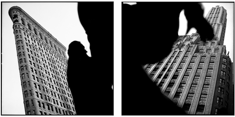 NYC landmarks with Silhouettes