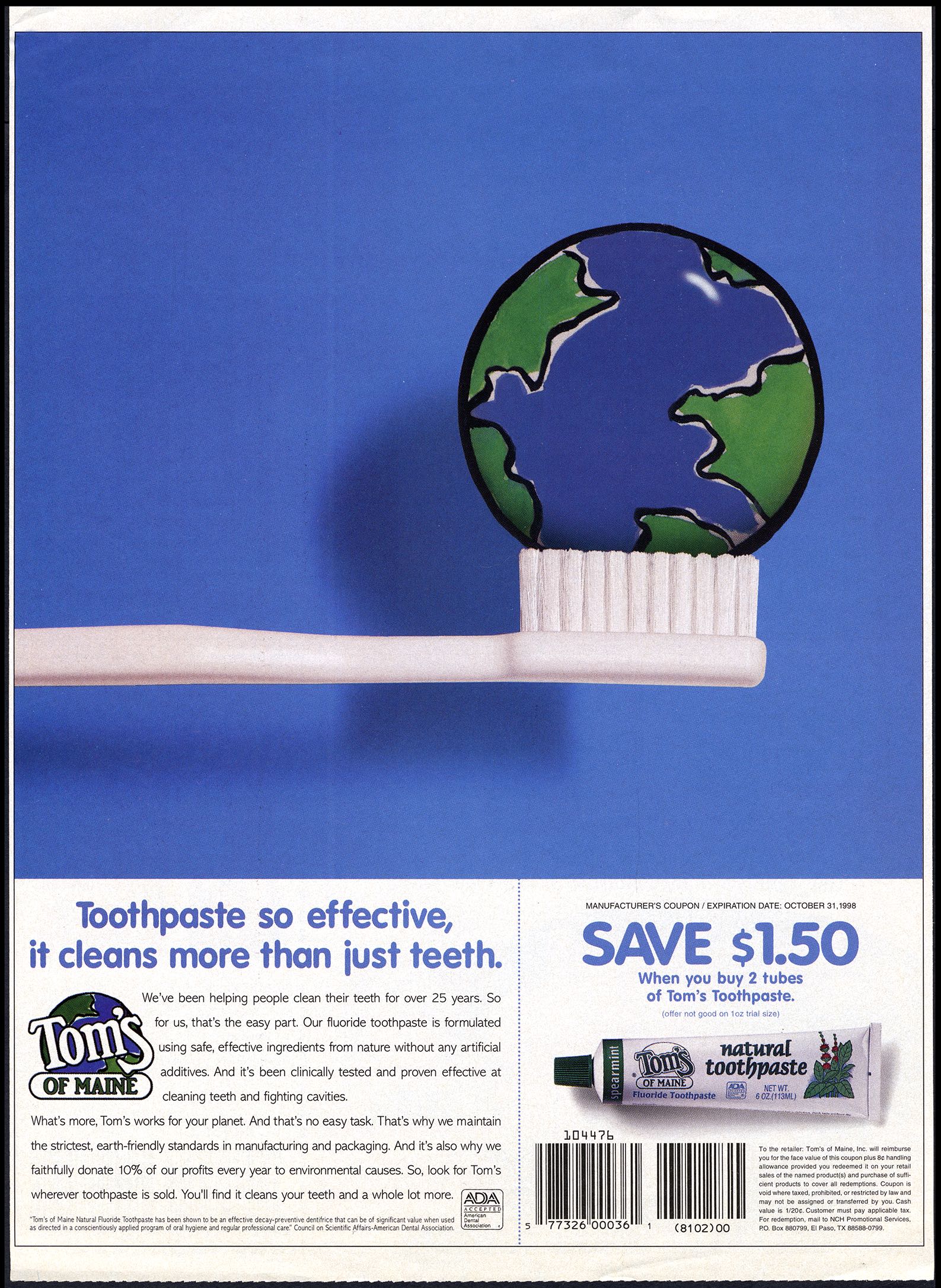 Toothpaste ad
